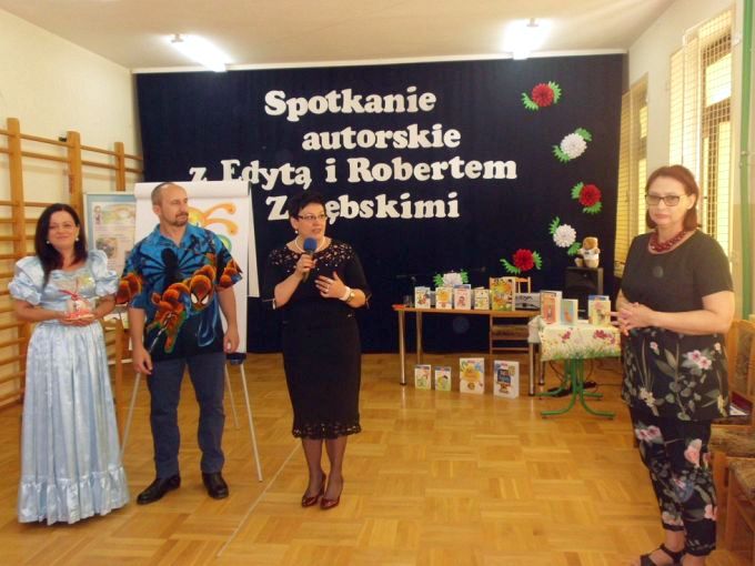 IMG 2165 Spotkanie z Edytą i Robertem Zarębskimi w filach MBP w Szarwarku i w Nieczajnie Górnej