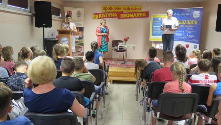 IMG 1990 Justyna Bednarek w ramach projektu „Z gwiazdami… nie tylko zaczytani”