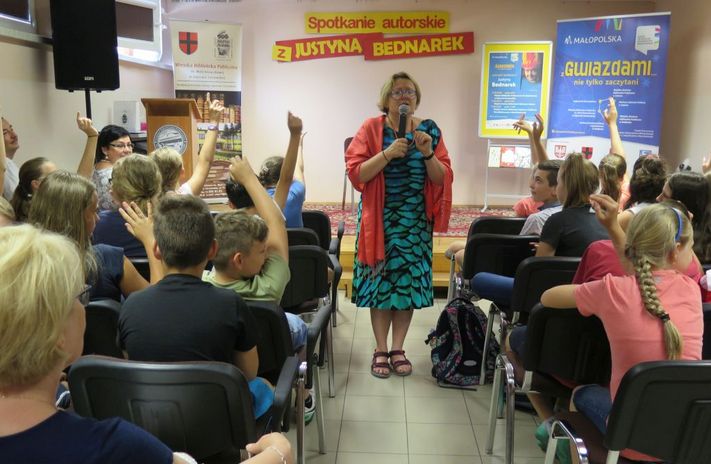 IMG 2027 Justyna Bednarek w ramach projektu „Z gwiazdami… nie tylko zaczytani”