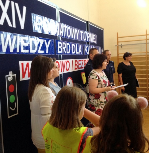 IMG 41351 XIV  Edycja  Powiatowego Turnieju Wiedzy BRD dla klas I –III „Wzorowo i bezpiecznie”