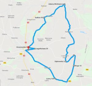 Trasa IRR JS2083 Zapraszamy na integracyjny rajd rowerowy „Powiśle na rowerze”