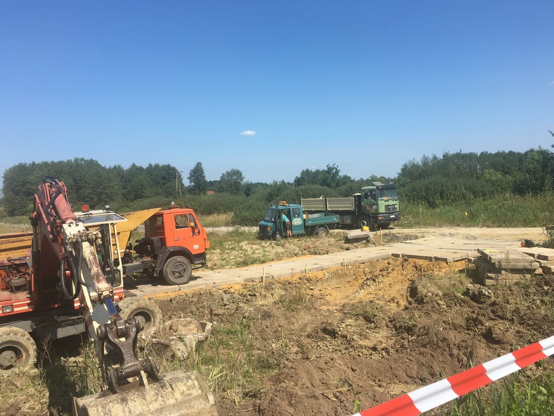 IMG 06891 Na nowo ruszyły prace przy budowie obwodnicy Dąbrowy Tarnowskiej