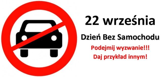 1505979460 lrNdVFCUX 22 września Międzynarodowym Dniem bez Samochodu