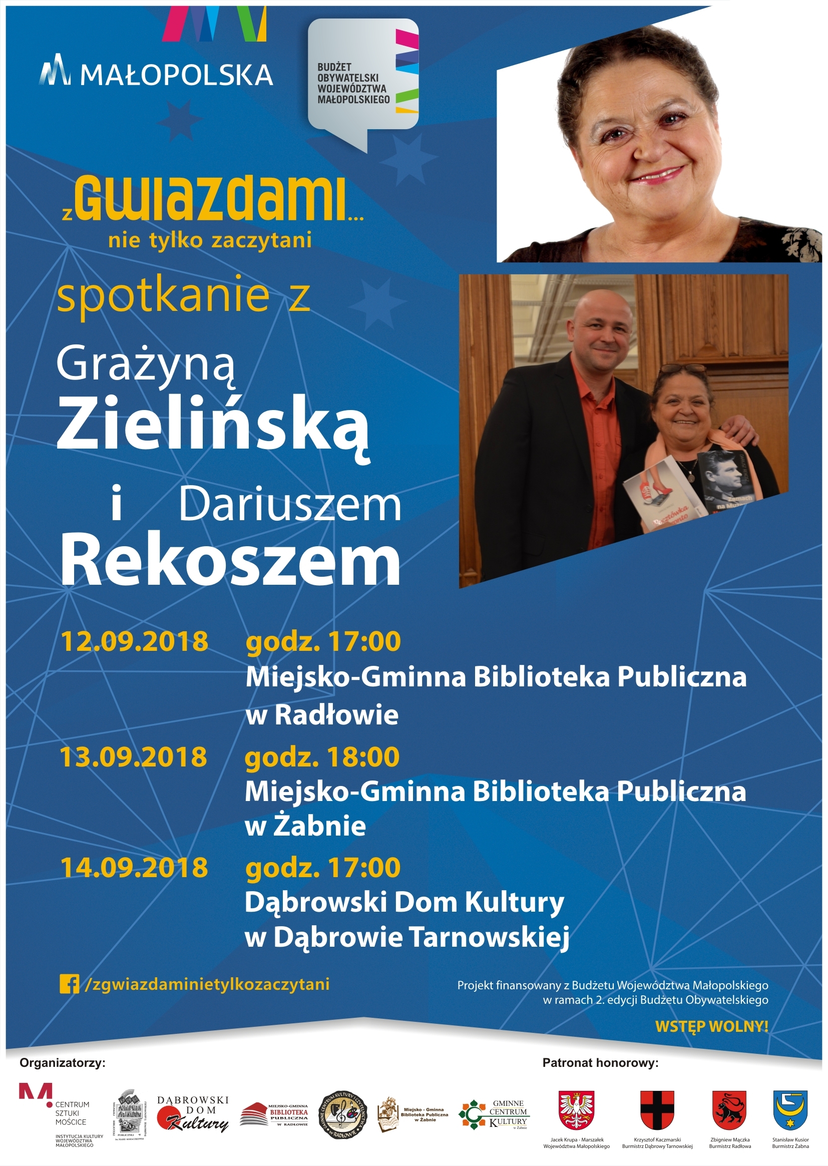 Grawprojekt GZ DR Spotkanie z Grażyną Zielińską i Dariuszem Rekoszem