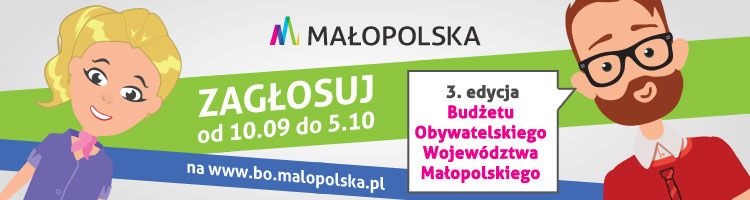 baner 750x200 bozaglosuj Ostatnie dni głosowania 3. edycji Budżetu Obywatelskiego Województwa Małopolskiego
