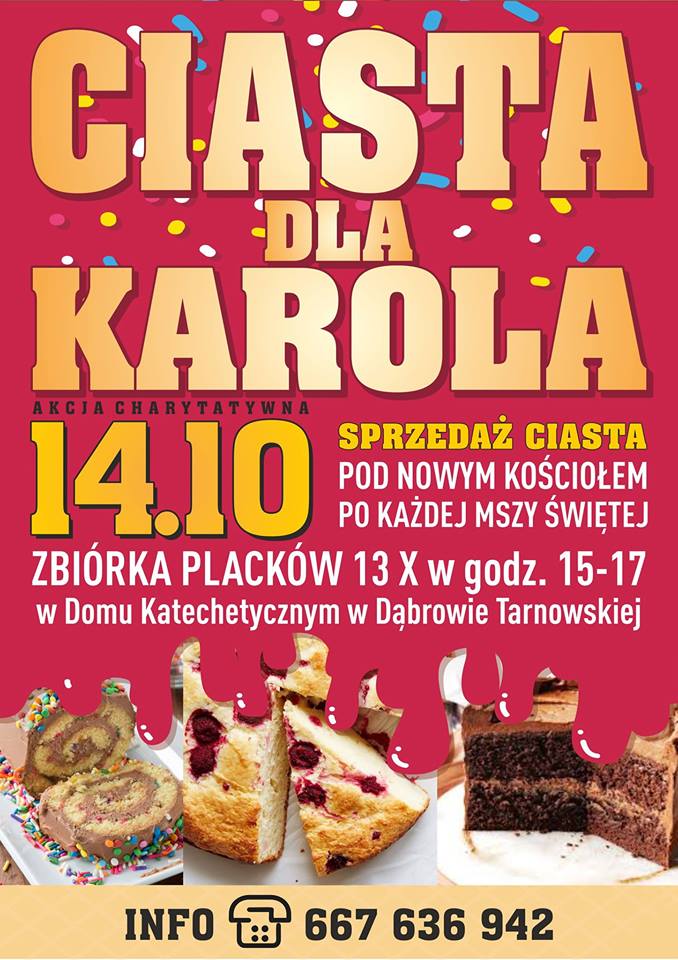 Placki dla Karola Słodka akcja charytatywna dla Karola