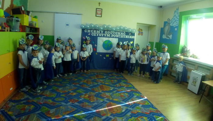 czyste powietrze Przedszkolaki z Żelazówki oddychają czystym powietrzem