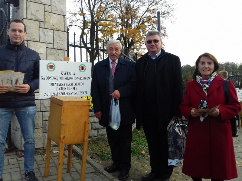 20181101 145913 Jubileuszowa kwesta Związku Dąbrowiaków na odnowę zabytkowych pomników na naszej nekropolii