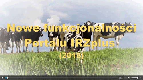 inzstruktarz portalu IRZ ARiMR Aplikacja i portal IRZplus   zgłaszanie zdarzeń przez Internet