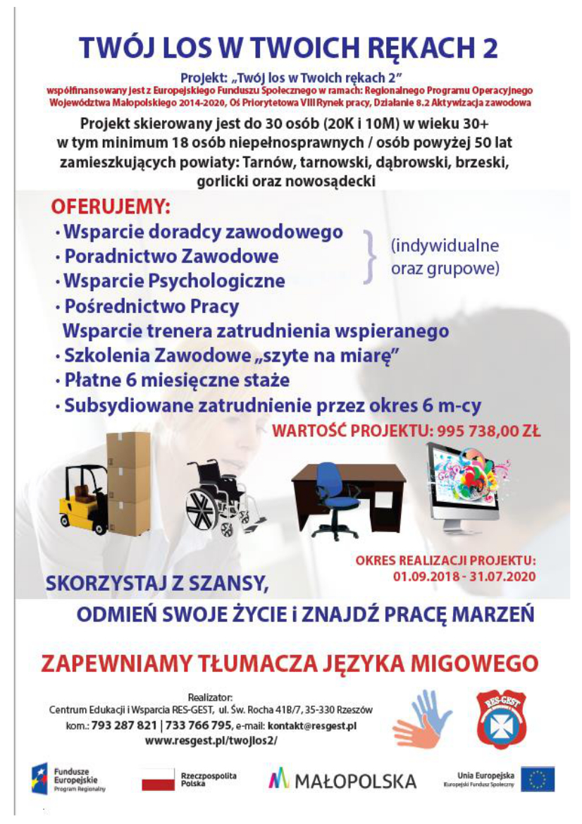 plakat 2 Projekt Twój los w twoich rękach 2