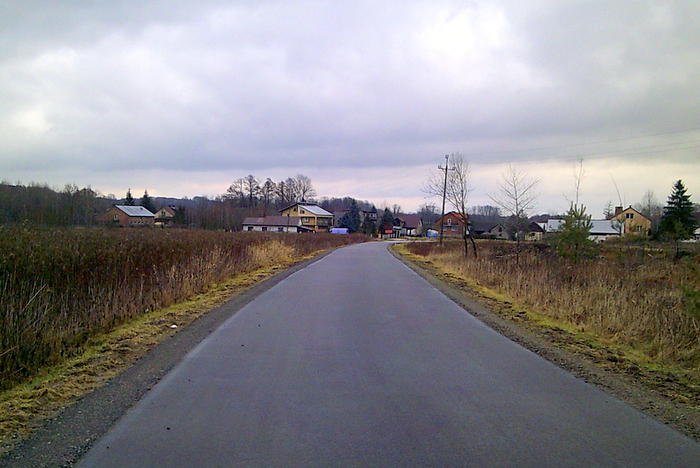 DSCF0002 Remont  drogi gminnej  w Szarwarku, od drogi powiatowej do stadionu