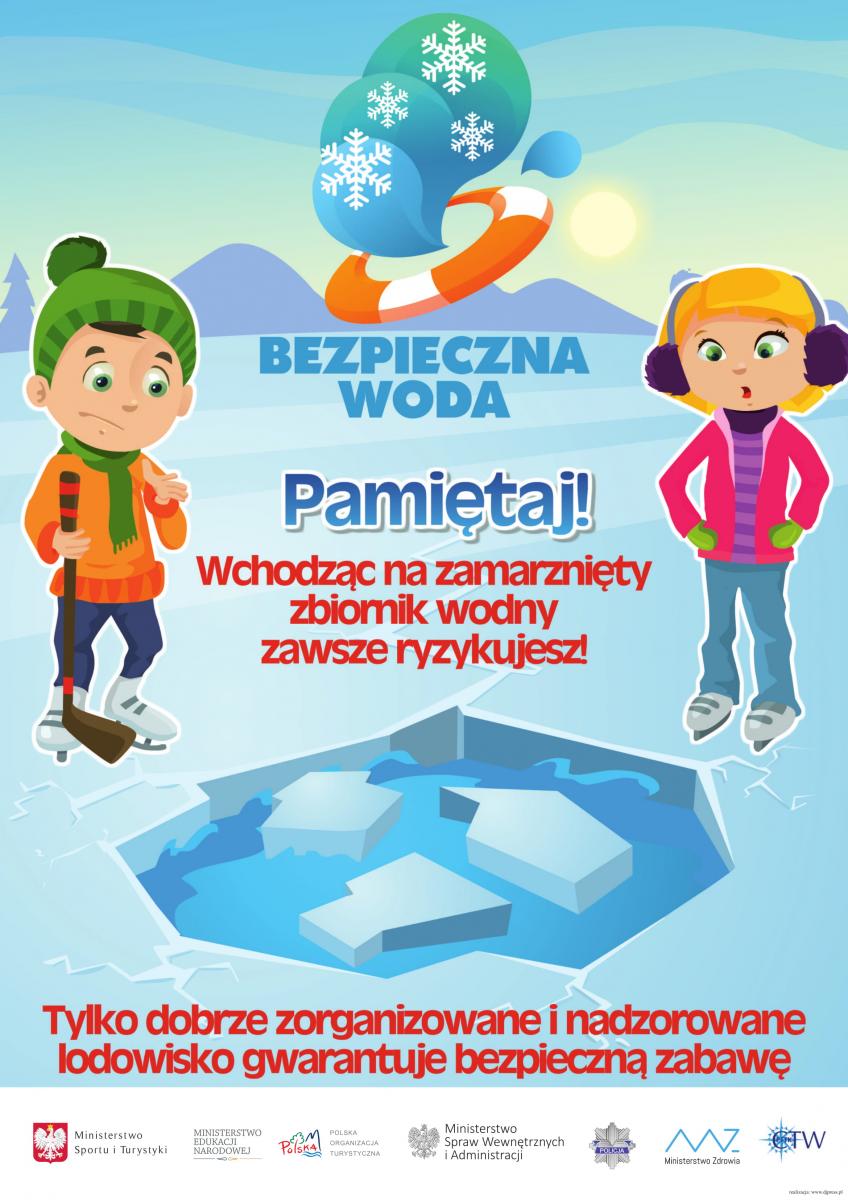 plakat zimowy 2018 1 Akcja informacyno edukacyjna Bezpieczna Woda