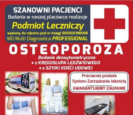 badanie gestosci kosci 2891 Badania diagnostyki osteoporozy już w lutym