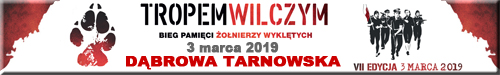 BIEG TROPEM WILCZYM 2019 DT Narodowy Dzień Pamięci Żołnierzy Wyklętych< />Cześć i chwała Bohaterom!