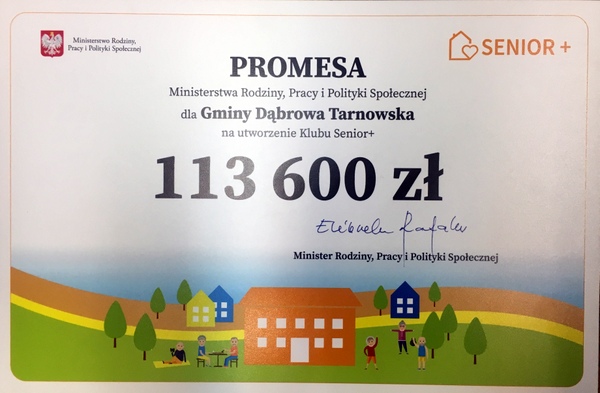 Dwie promesy na prowadzenie działalności senioralnej w Dąbrowie Tarnowskiej IMG E57611 Dwie promesy na prowadzenie działalności senioralnej w Dąbrowie Tarnowskiej