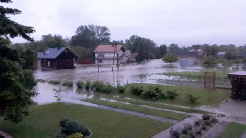 IMG 20190522 WA0006 Sytuacja powodziowa na terenie gminy Dąbrowa Tarnowska z dnia 22 maja br. godz. 8:00