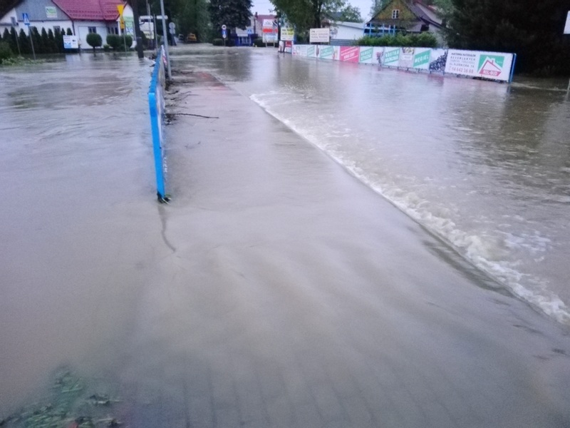 IMG 20190522 042529 Sytuacja powodziowa na terenie gminy Dąbrowa Tarnowska z dnia 22 maja br. godz. 8:00