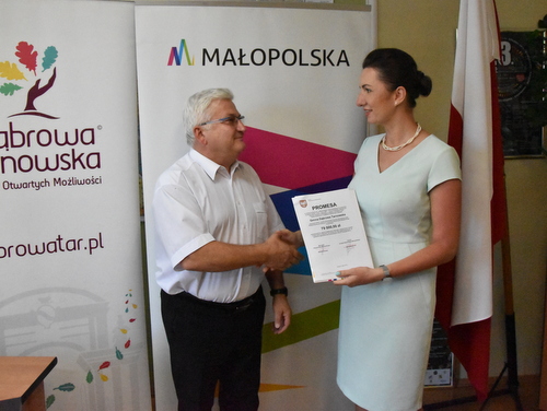 DSC 0923 Promesa dla Gminy Dąbrowa Tarnowska