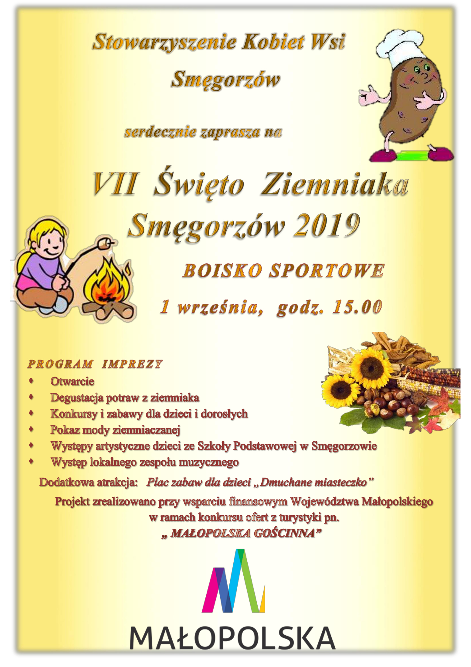 plakat19  2 41 Zaproszenie do Smęgorzowa na Święto Ziemniaka