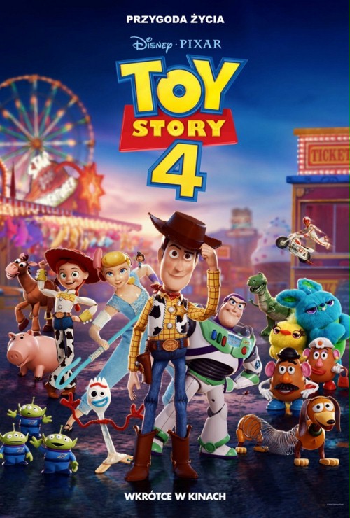 ts plakat Powrót kultowych bohaterów PIXARA – „TOY STORY 4” w dąbrowskim kinie „Sokół” premierowo
