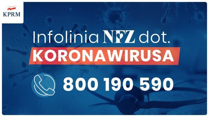 Infolinia <font color=r />Co musisz wiedzieć o koronawirusie SARS Cov 2<br>oraz<br>Informacje Głównego Inspektora Sanitarnego dla osób powracających z północnych Włoch, Chin, Korei Południowej, Iranu, Japonii, Tajlandii, Wietnamu, Singapuru i Tajwanu