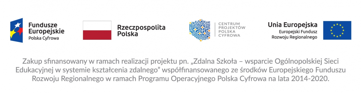naklejka cppc naklejka 140x34 v02 druk Gmina Dąbrowa Tarnowska w programie „Zdalna Szkoła”