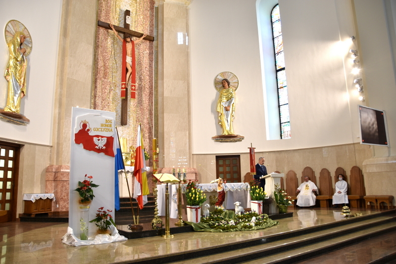 DSC 0145 Dąbrowskie obchody Święta Konstytucji 3 Majowej