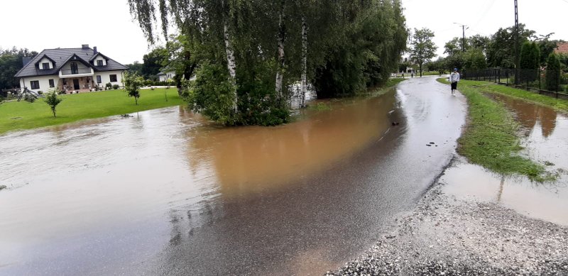 IMG 20200629 WA0016 Pogotowie przeciwpowodziowe na terenie gminy Dąbrowa Tarnowska