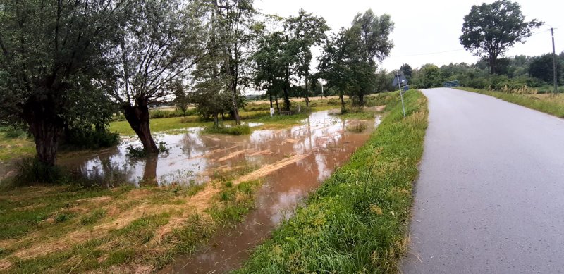 IMG 20200629 WA0027 Pogotowie przeciwpowodziowe na terenie gminy Dąbrowa Tarnowska