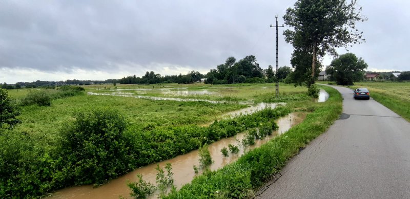 IMG 20200629 WA0028 Pogotowie przeciwpowodziowe na terenie gminy Dąbrowa Tarnowska