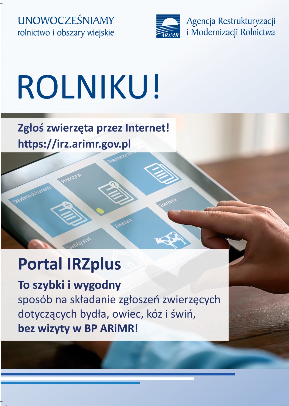 Portal IRZ Małopolski Oddział Regionalny ARiMR ogłasza konkurs dla użytkowników portalu IRZplus.