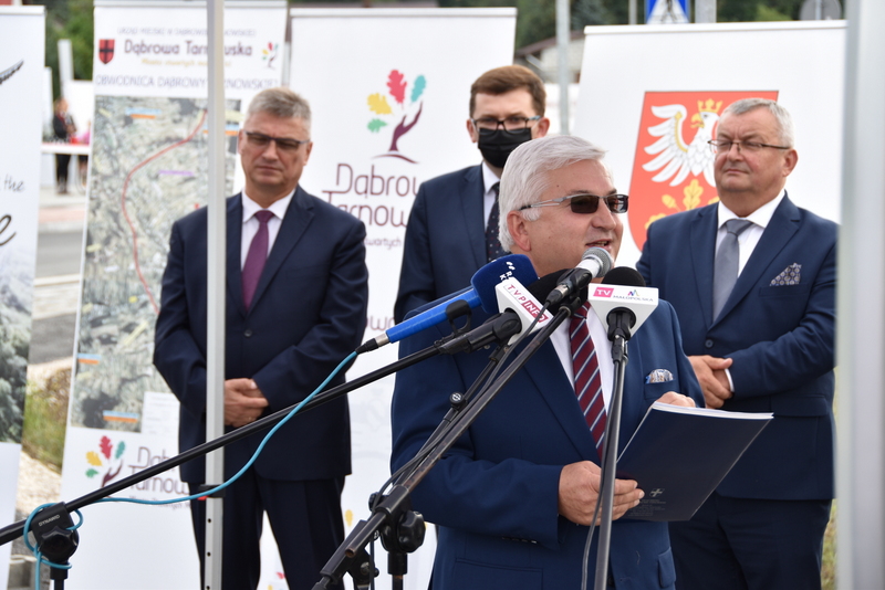 DSC 0630 Obwodnica Dąbrowy Tarnowskiej otwarta dla kierowców