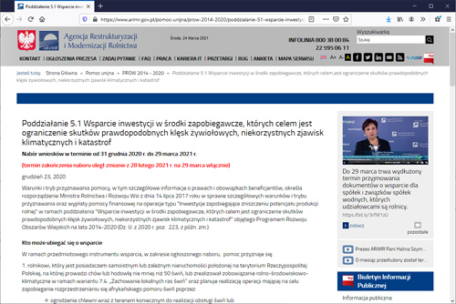 ARiMR Pomoc finansowa dla hodowców świń w ramach zapobiegania klęskom żywiołowym (ASF)