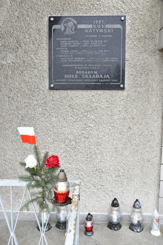 DSC 0945 Dąbrowa Tarnowska uczciła pamięć Ofiar Katynia