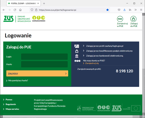 ZUS PUE Elektroniczne potwierdzenia na PUE dla świadczeniobiorców