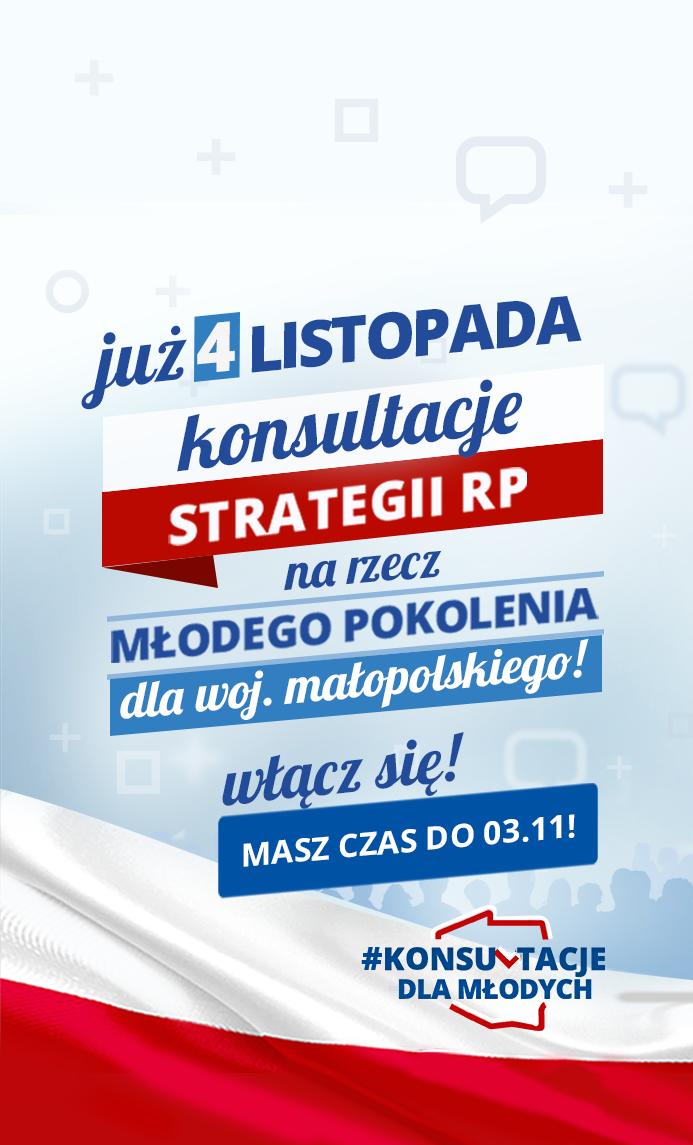 IS Konsultacje malopolskie insta story wez udzial Zapisz się na konsultacje strategii dla młodych w woj. małopolskim!