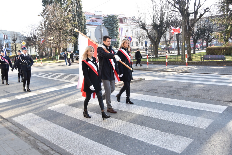DSC 01221 Powiat Dąbrowski uczcił 103. Rocznicę Odzyskania Niepodległości