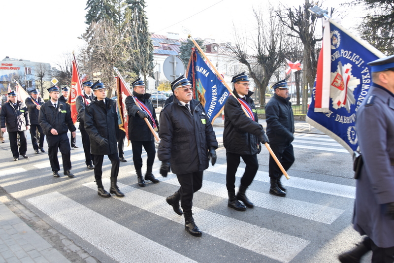 DSC 01281 Powiat Dąbrowski uczcił 103. Rocznicę Odzyskania Niepodległości