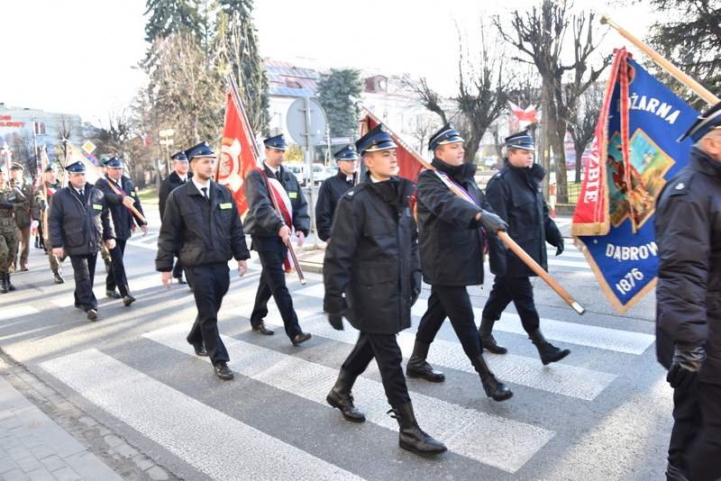 DSC 01291 Powiat Dąbrowski uczcił 103. Rocznicę Odzyskania Niepodległości