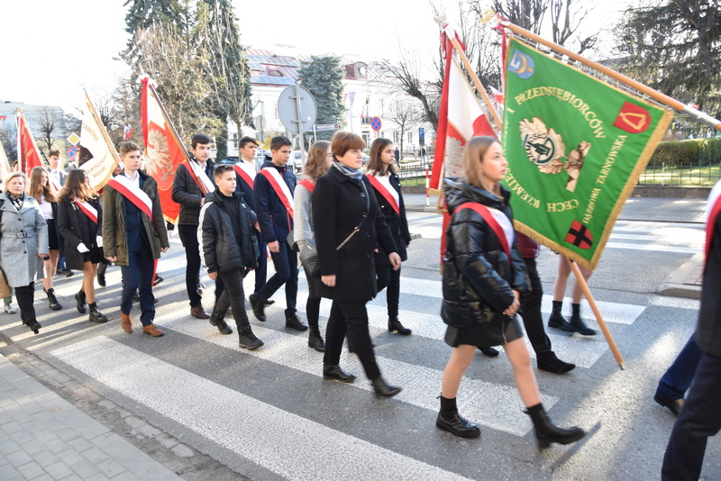 DSC 0132 Powiat Dąbrowski uczcił 103. Rocznicę Odzyskania Niepodległości