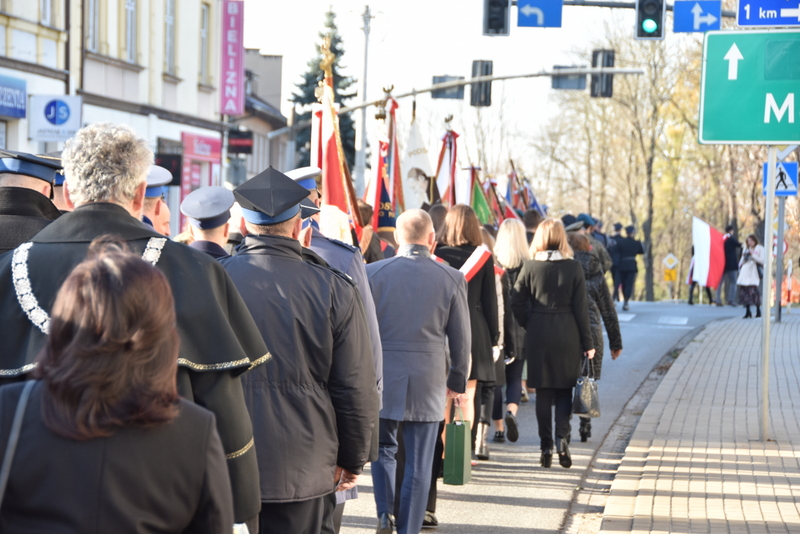 DSC 0159 Powiat Dąbrowski uczcił 103. Rocznicę Odzyskania Niepodległości