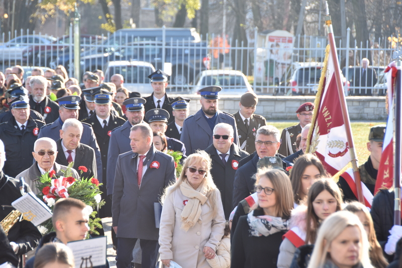 DSC 0176 Powiat Dąbrowski uczcił 103. Rocznicę Odzyskania Niepodległości