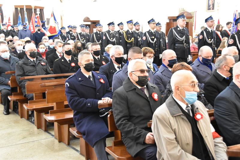 DSC 0193 Powiat Dąbrowski uczcił 103. Rocznicę Odzyskania Niepodległości