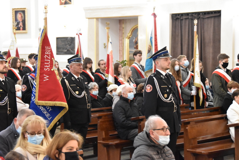 DSC 0204 Powiat Dąbrowski uczcił 103. Rocznicę Odzyskania Niepodległości