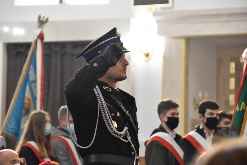 DSC 0228 Powiat Dąbrowski uczcił 103. Rocznicę Odzyskania Niepodległości