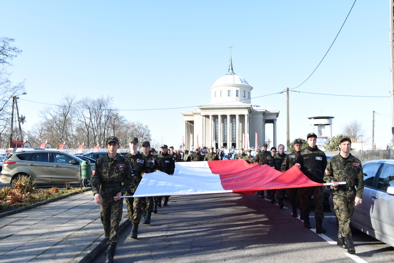 DSC 0240 Powiat Dąbrowski uczcił 103. Rocznicę Odzyskania Niepodległości