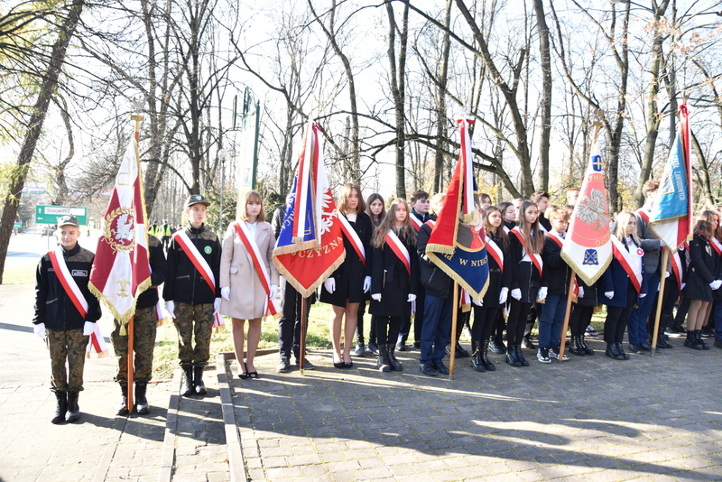 DSC 0270 Powiat Dąbrowski uczcił 103. Rocznicę Odzyskania Niepodległości