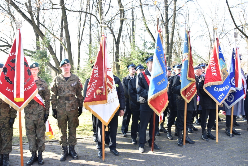 DSC 0273 Powiat Dąbrowski uczcił 103. Rocznicę Odzyskania Niepodległości