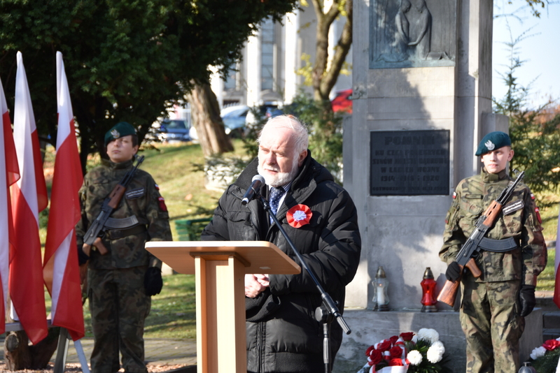 DSC 0356 Powiat Dąbrowski uczcił 103. Rocznicę Odzyskania Niepodległości