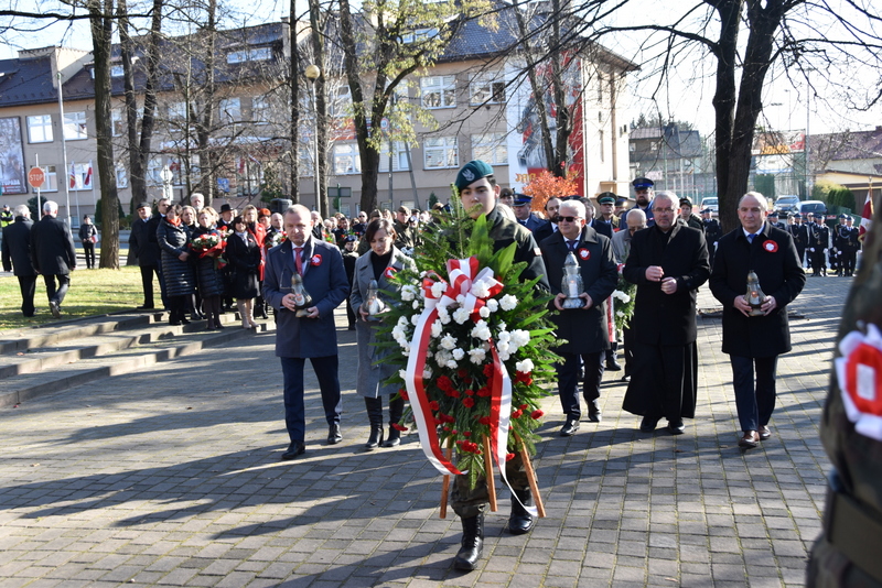DSC 0376 Powiat Dąbrowski uczcił 103. Rocznicę Odzyskania Niepodległości